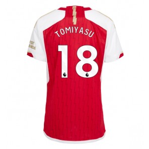 Arsenal Takehiro Tomiyasu #18 Domaci Dres za Ženska 2023-24 Kratak Rukavima